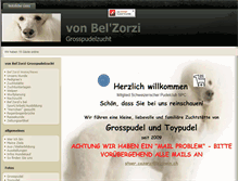 Tablet Screenshot of belzorzi.ch